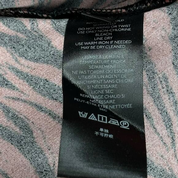 ANTHROPOLOGIE Elyse Tiger Animal Print Slip Midi Dress Women's Size MP NWT - Picture 7 of 9